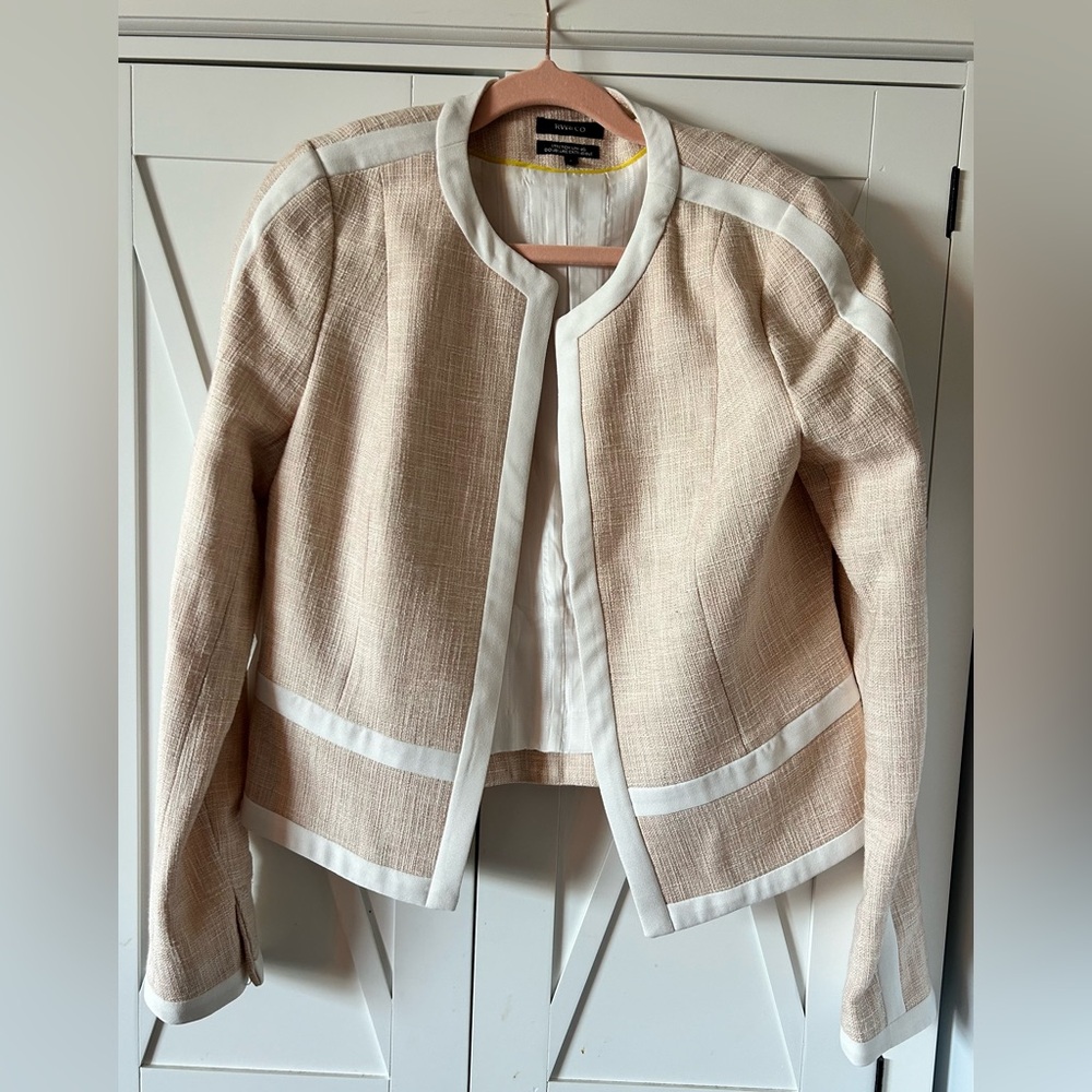 RW&CO tweed look blazer, size 6